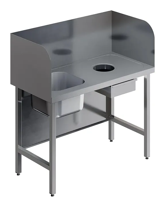 Стол для чистки рыбы Restoinox СПЧВЦ-12/6-БОЛ фото