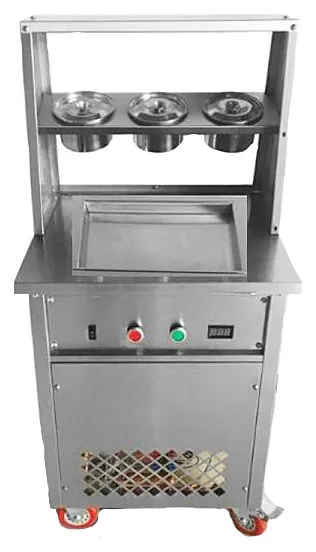 Фризер для жареного мороженого Foodatlas KCB-1F (контейнеры, световой короб, стол для топпингов) фото