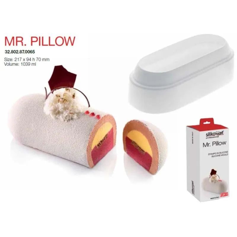 Форма кондитерская Silikomart MR. PILLOW, силикон, 21,7*9,4*7 см, Форма кондитерская Silikomart MR. PILLOW, силикон, 21,7*9,4*7 см,