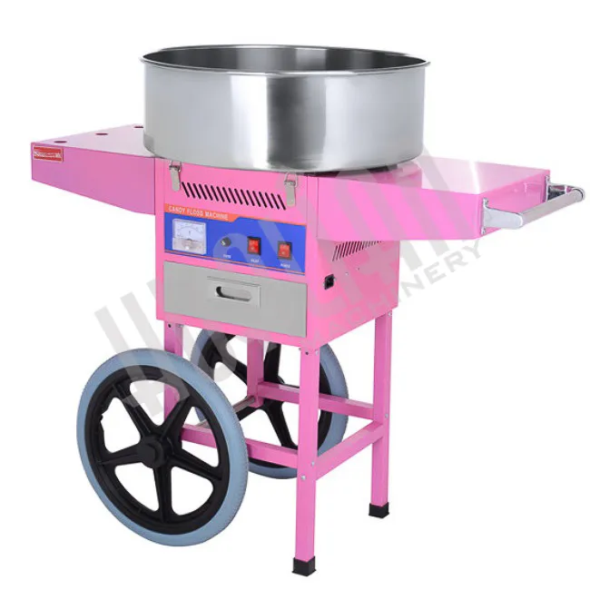 Аппарат для производства сахарной ваты HEC-03C (с тележкой) Hualian Machinery фото