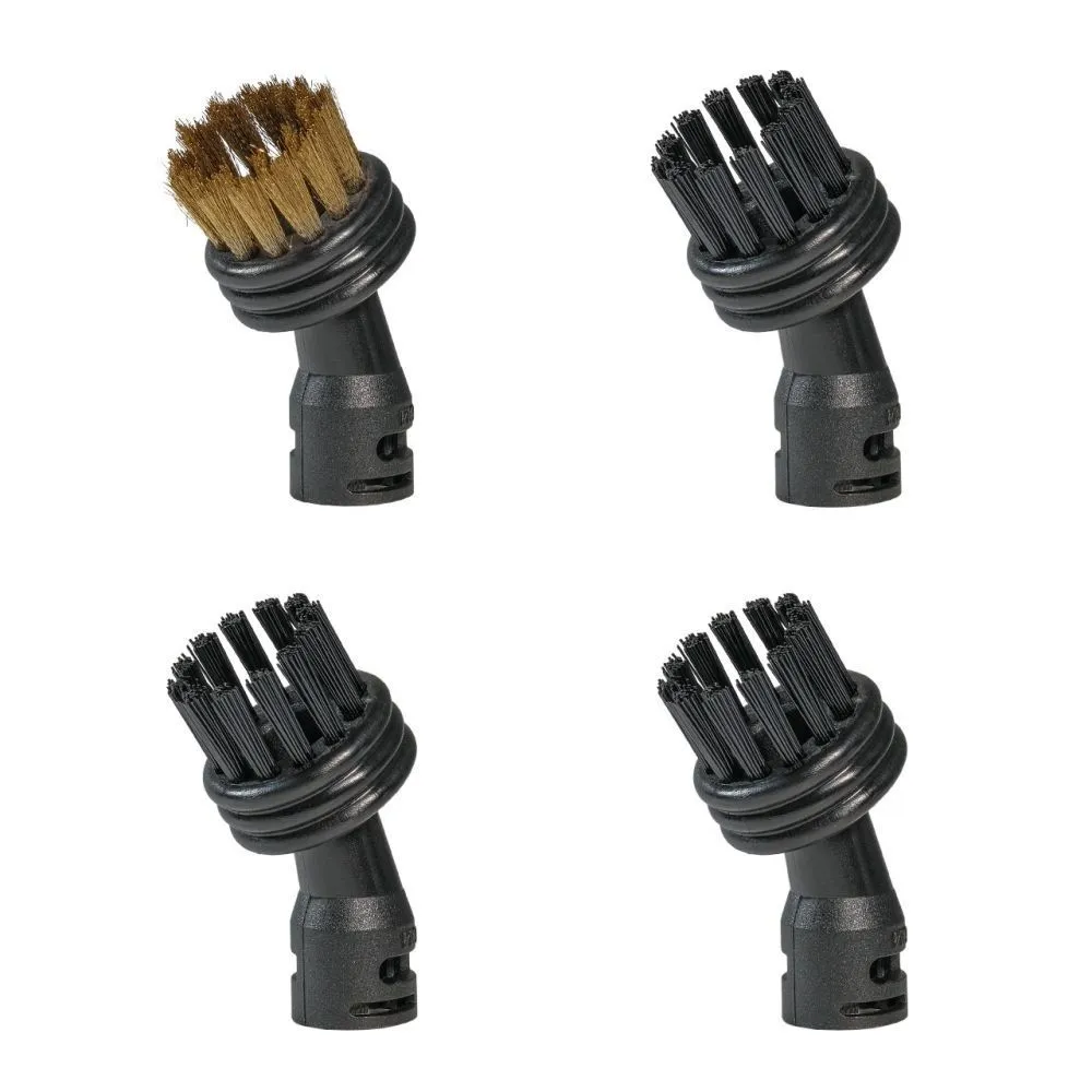 Набор аксессуаров для пароочистителя Bort Round brush SET BDR-1700 (3+1) Mix фото