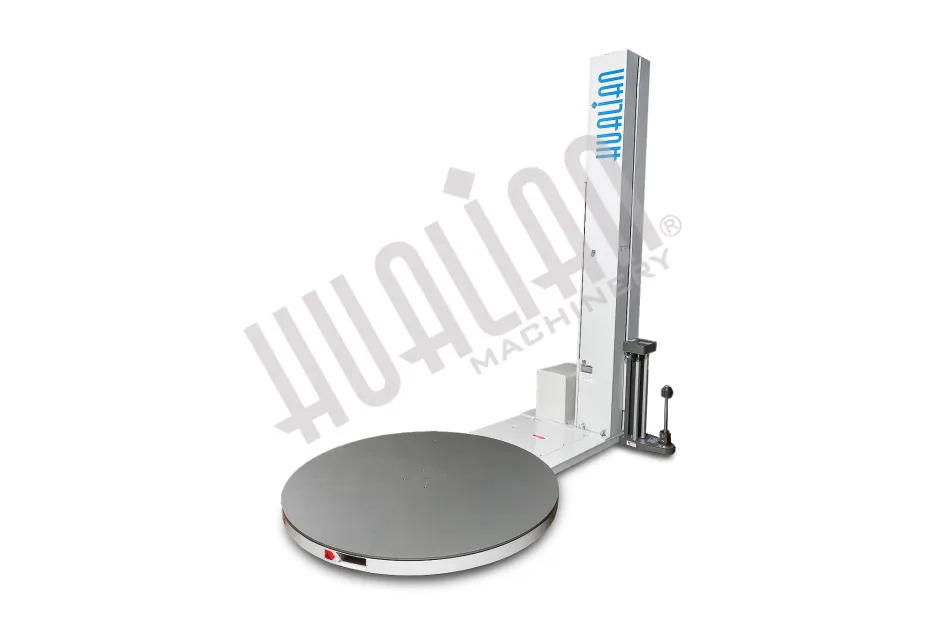 Паллетоупаковщик HL-1500E Economical с механическим натяжением Hualian Machinery фото