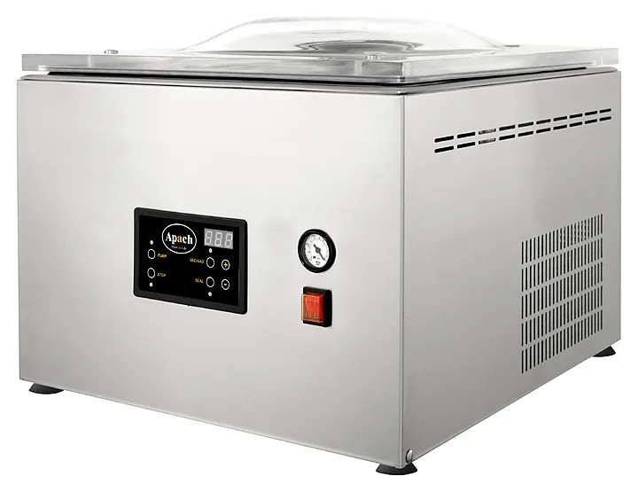 Упаковщик вакуумный Apach AVM412 с опцией газонаполнения Упаковщик вакуумный Apach AVM412 с опцией газонаполнения