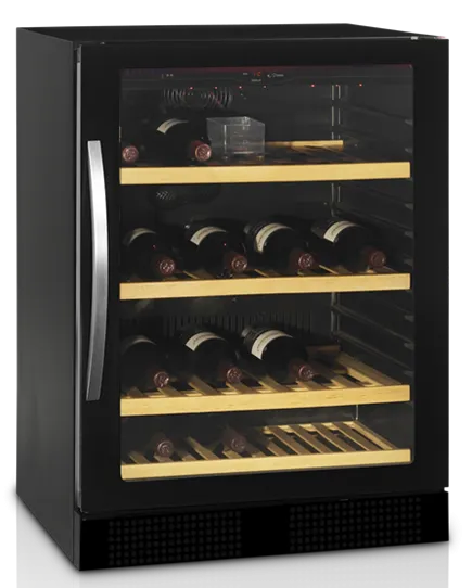 Монотемпературный винный шкаф Tefcold TFW200-F дверь без рамы фото