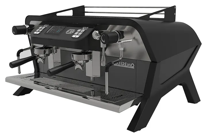 Кофемашина Sanremo F18 MB 2GR высокие гр. черная матовая Кофемашина Sanremo F18 MB 2GR высокие гр. черная матовая