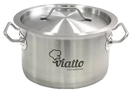 Кастрюля с тройным дном 220х130мм объем 5L 101342 VIATTO Кастрюля с тройным дном 220х130мм объем 5L 101342 VIATTO