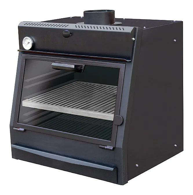 Печь на твердом топливе (хоспер) Vortmax CHO 30 Lux Black фото