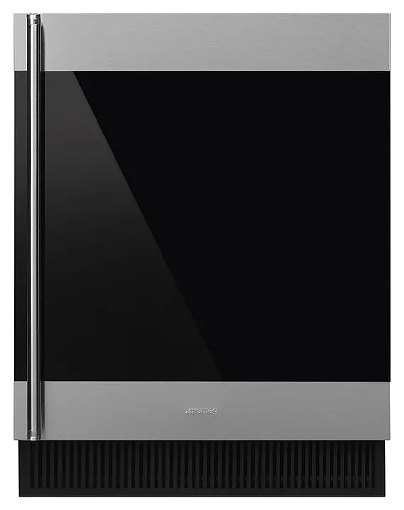 Винный шкаф SMEG CVI338RX3 (петли справа) нерж. сталь / черное стекло фото