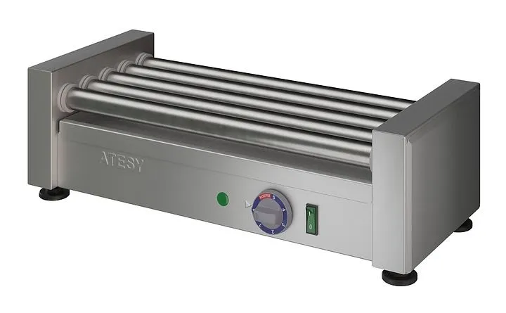 Гриль роликовый ATESY Комбат ГР-5Р-450-02 фото