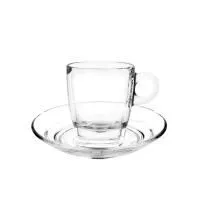 Блюдце d14,5см "Caffe" стекло 1P02471