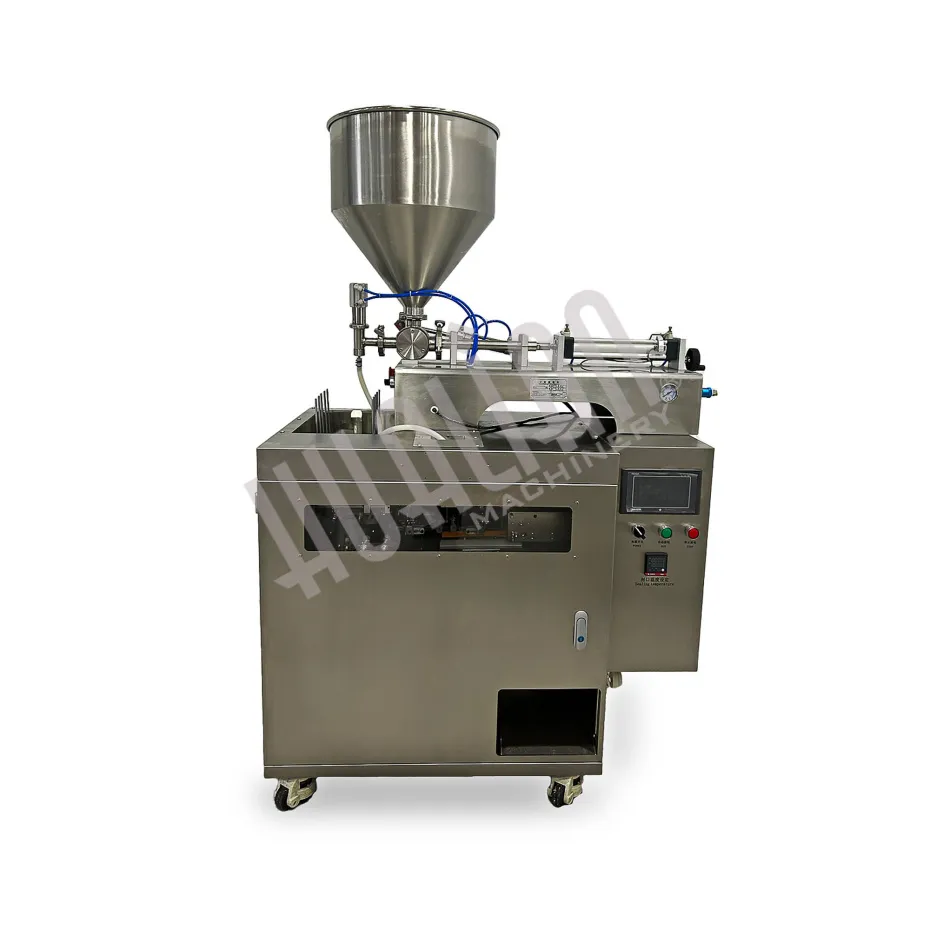 Упаковочная машина HLDX-9018G с поршневым дозатором Hualian Machinery фото