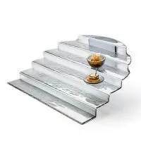 Этажерка сервировочная 6-ярусная Serveware 60х53см, стекло, цвет дымчатый GLS021 фото