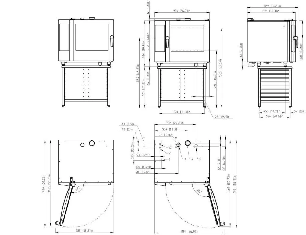 Пароконвектомат Retigo O611I Vision II фото