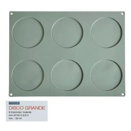 Форма кондитерская Pavoni 40*30 см, силикон, р-р ячейки: d 110 мм, h 30 мм, фото