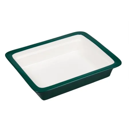 Гастроемкость GN 1/2 H=65 мм. зеленая/белая, фарфор, P.L. Proff Cuisine NEW фото