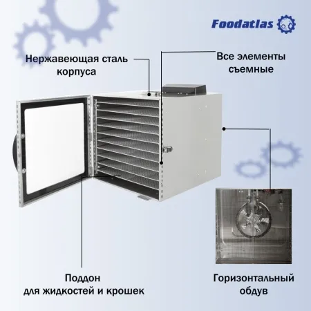 Дегидратор FA-10 Foodatlas Eco фото
