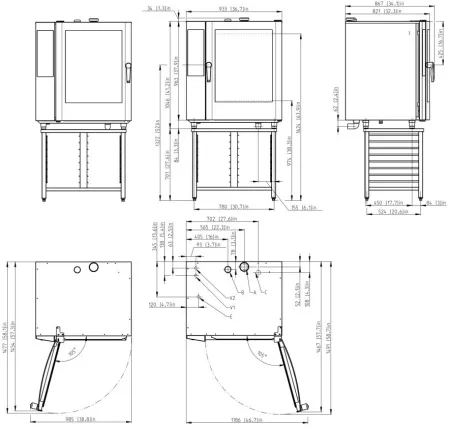 Пароконвектомат Retigo B1011B Vision II фото