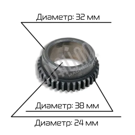Регулировочная шестерня 36Т для MY-300A/420A Hualian Machinery фото