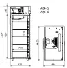 Шкаф морозильный АРКТО F1.4-G фото