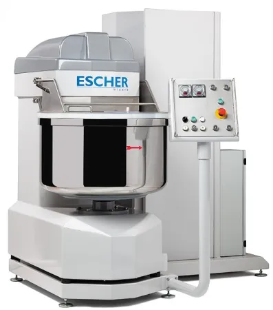 Тестомес для крутого теста Escher MT 120 P (выгрузка в воронку делителя) фото