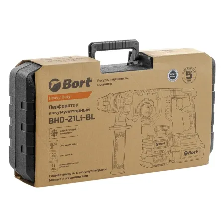 Перфоратор аккумуляторный Bort BHD-21Li-BL фото