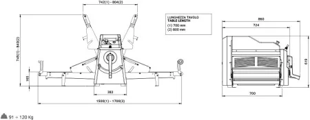 Тестораскаточная машина Rollmatic R50В/07 фото