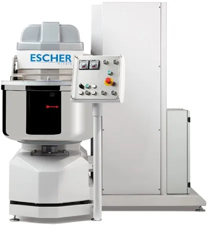 Тестомес для крутого теста Escher MT 120 P (выгрузка в воронку делителя) фото